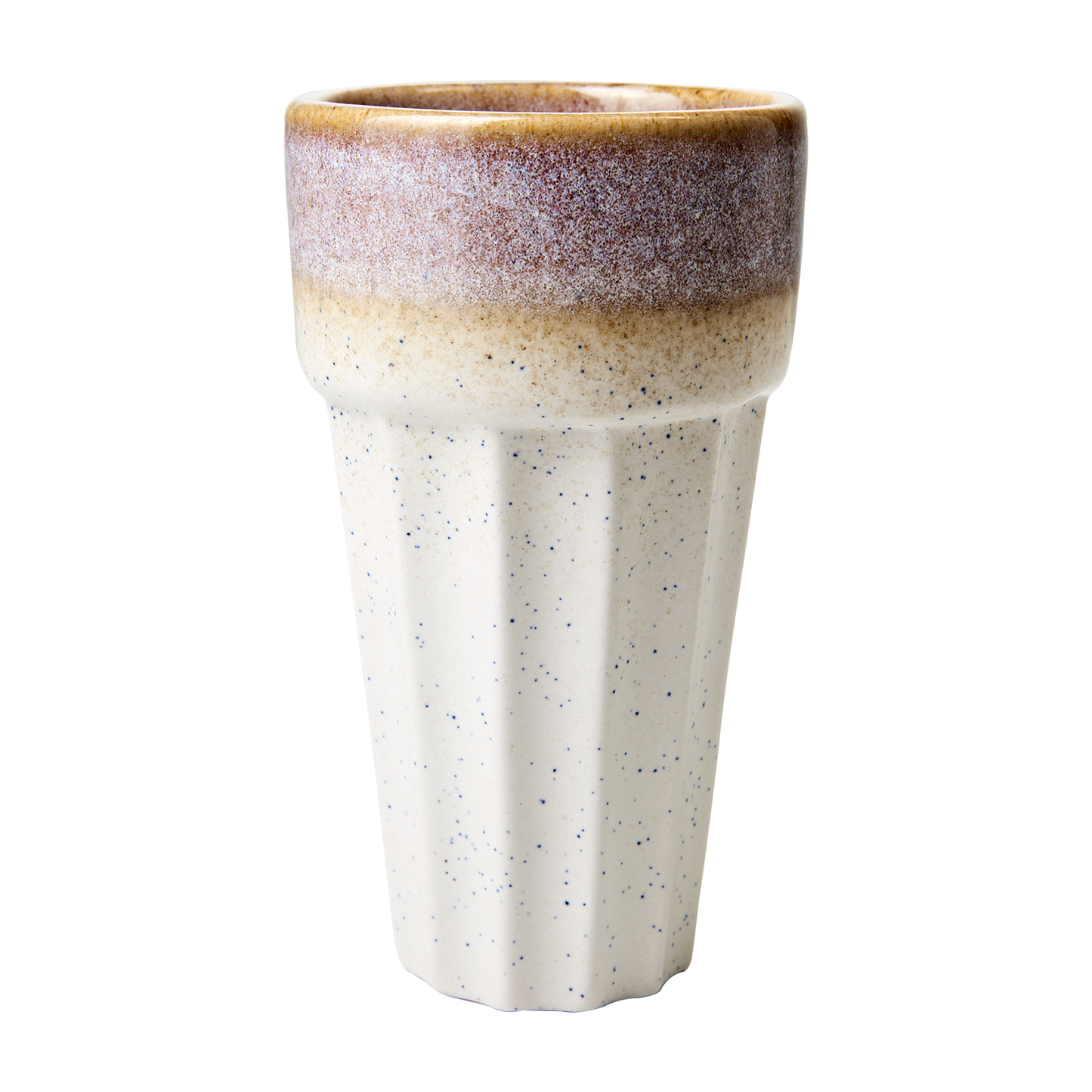 Lattekop i mat råhvid.