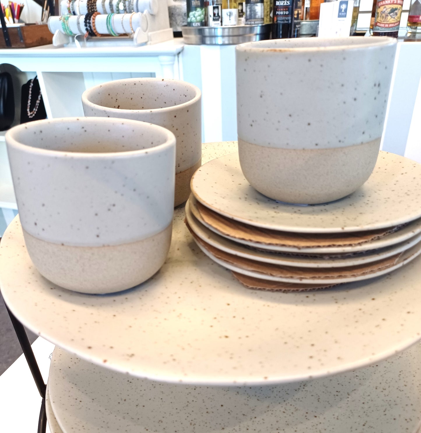 Lattekop i keramik.