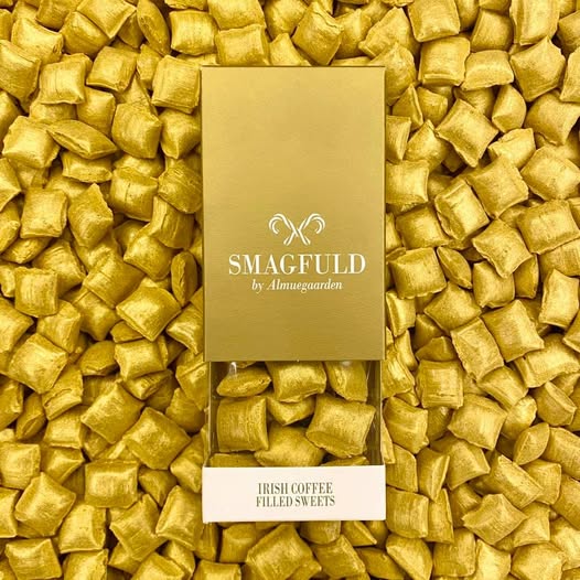 Fyldte bolcher med smag af irish coffee.