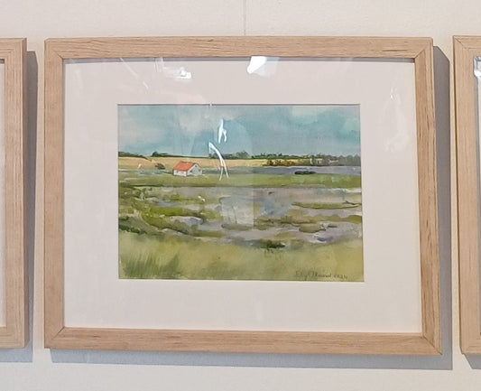 Summer day i akvarel.