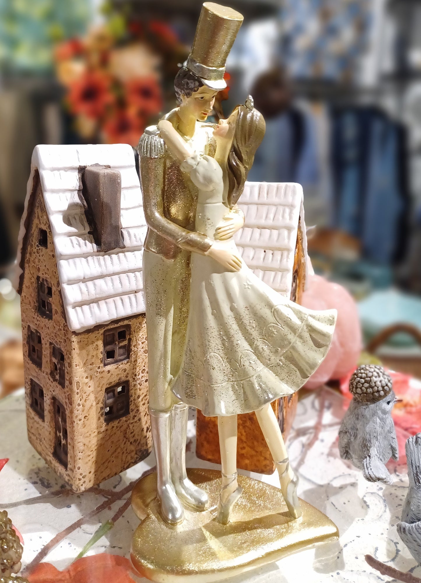 Soldaten og prinsessen figur.