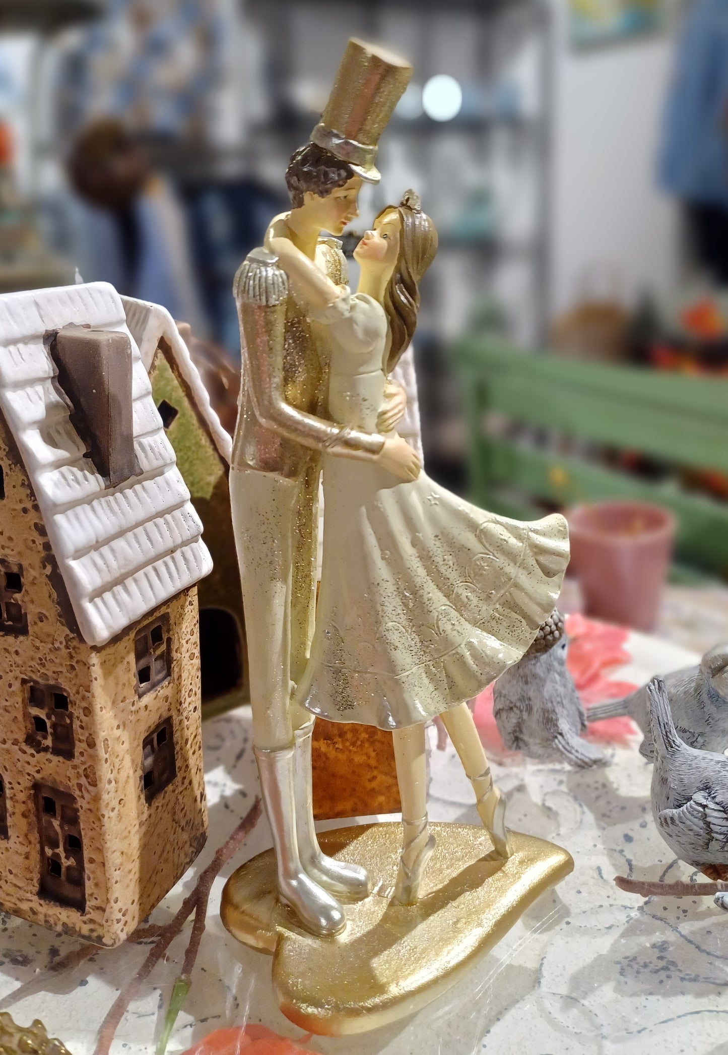 Soldaten og prinsessen figur.