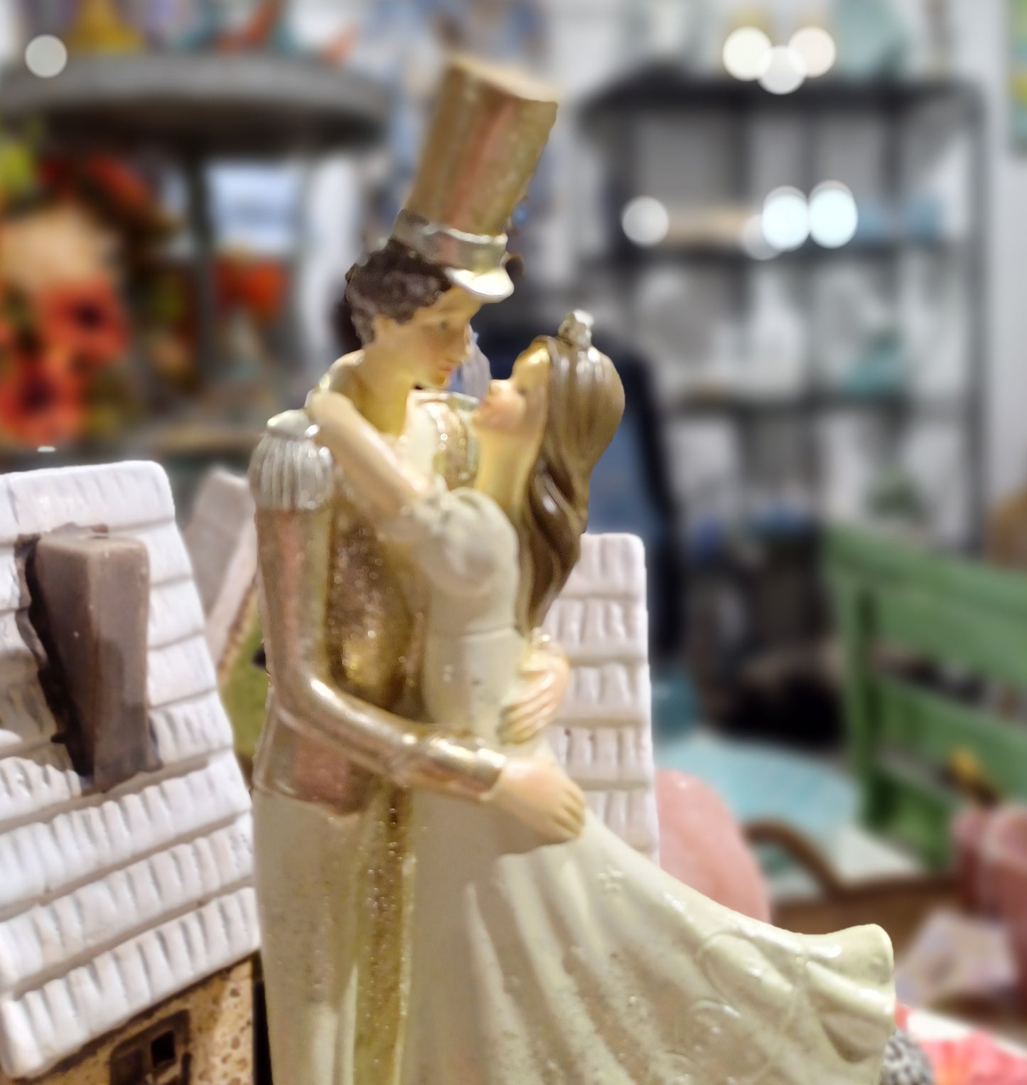 Soldaten og prinsessen figur.