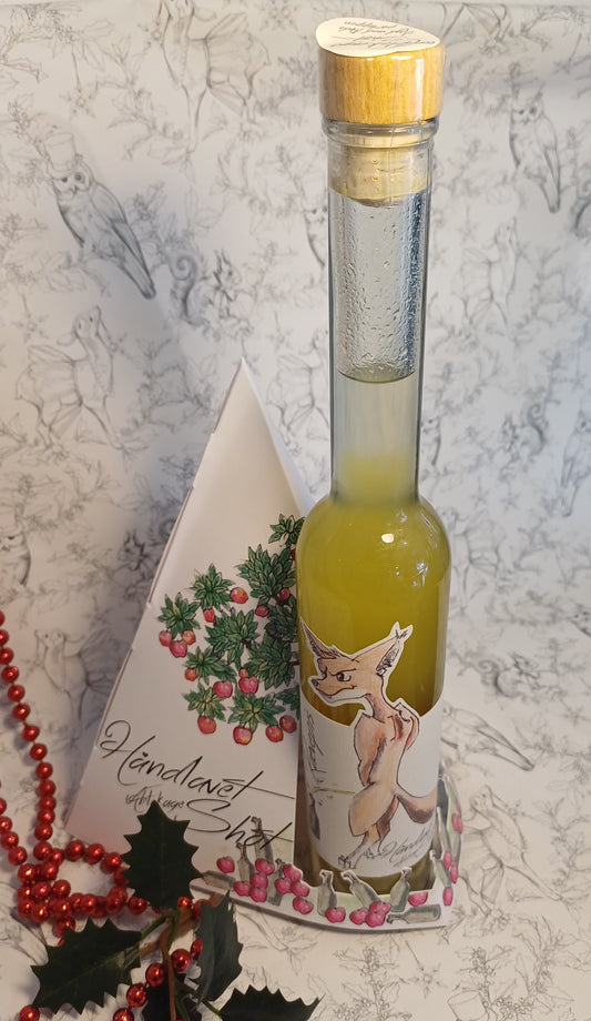 Rævepis shots Håndlavet æblekage.