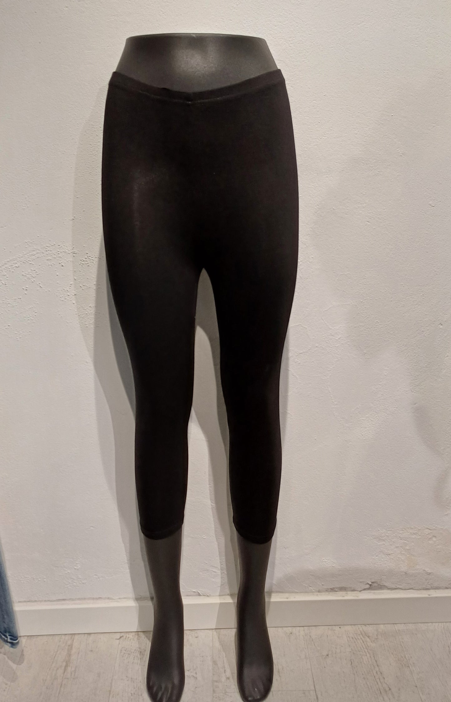 Sort kort leggings.