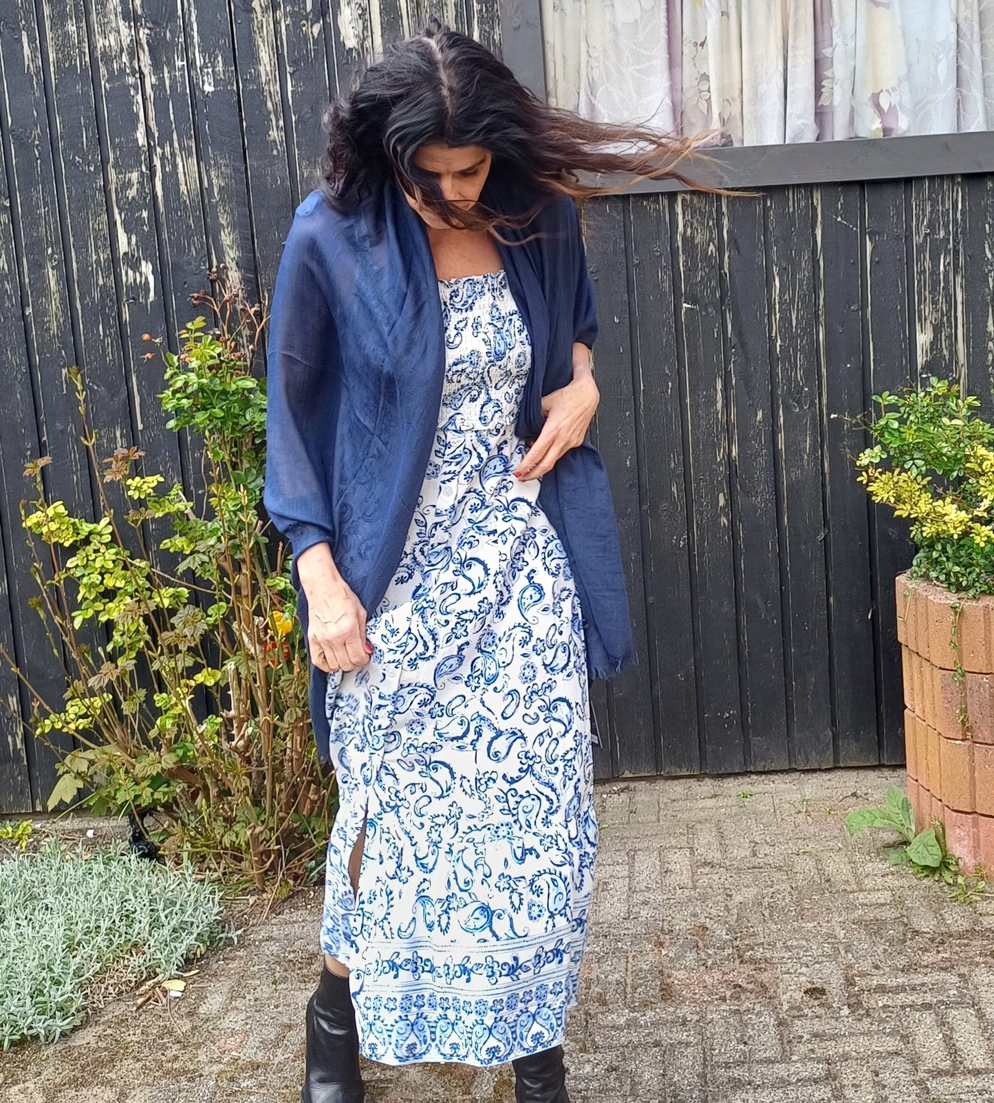 Sommer kjole med stropper.