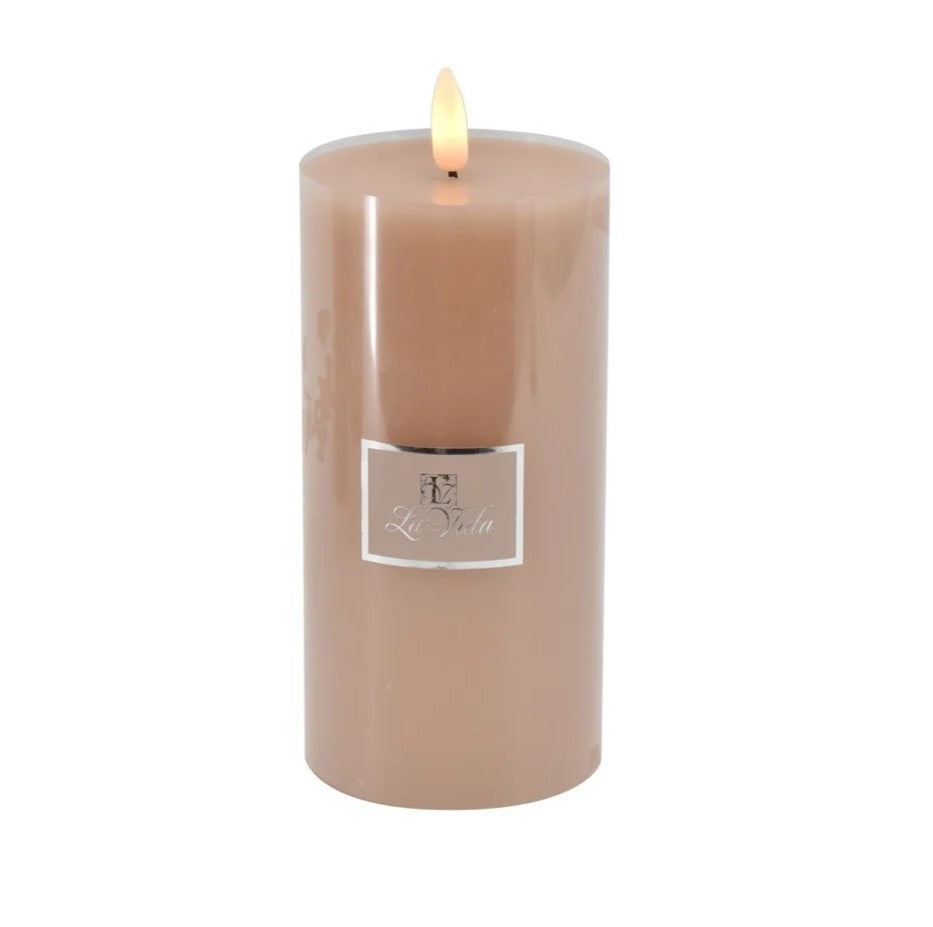 Champagne farvet bloklys LED - 15H