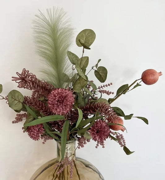 Stilk med stor frøkapsler til dekoration.