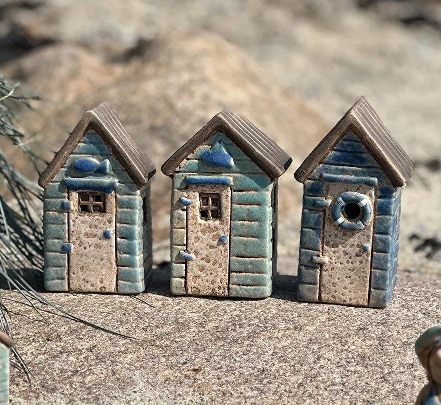 Stor strand keramik huse.