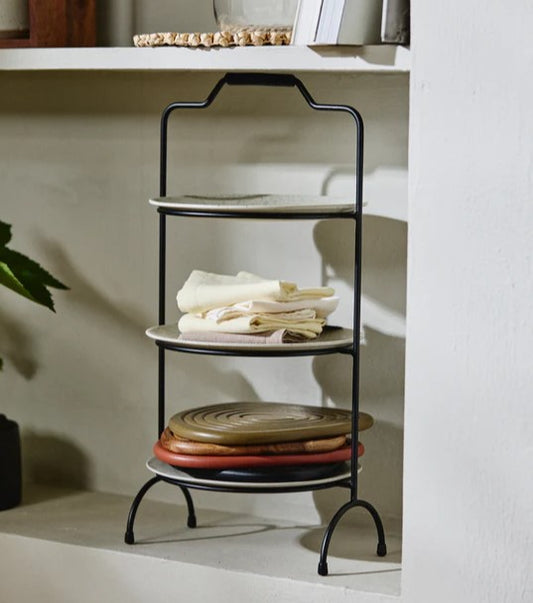 Frokosttallerken serveringsstativ eller stander.