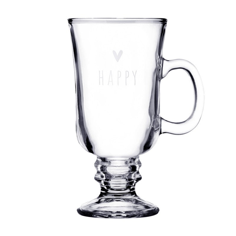Irish coffee glas eller Te glas på fod.