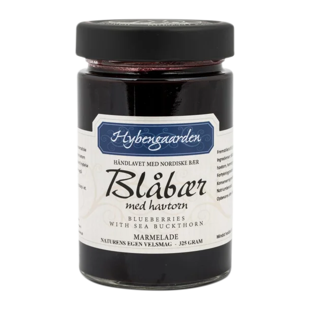 Blåbær med havtorn marmelade fra Hybengaarden
