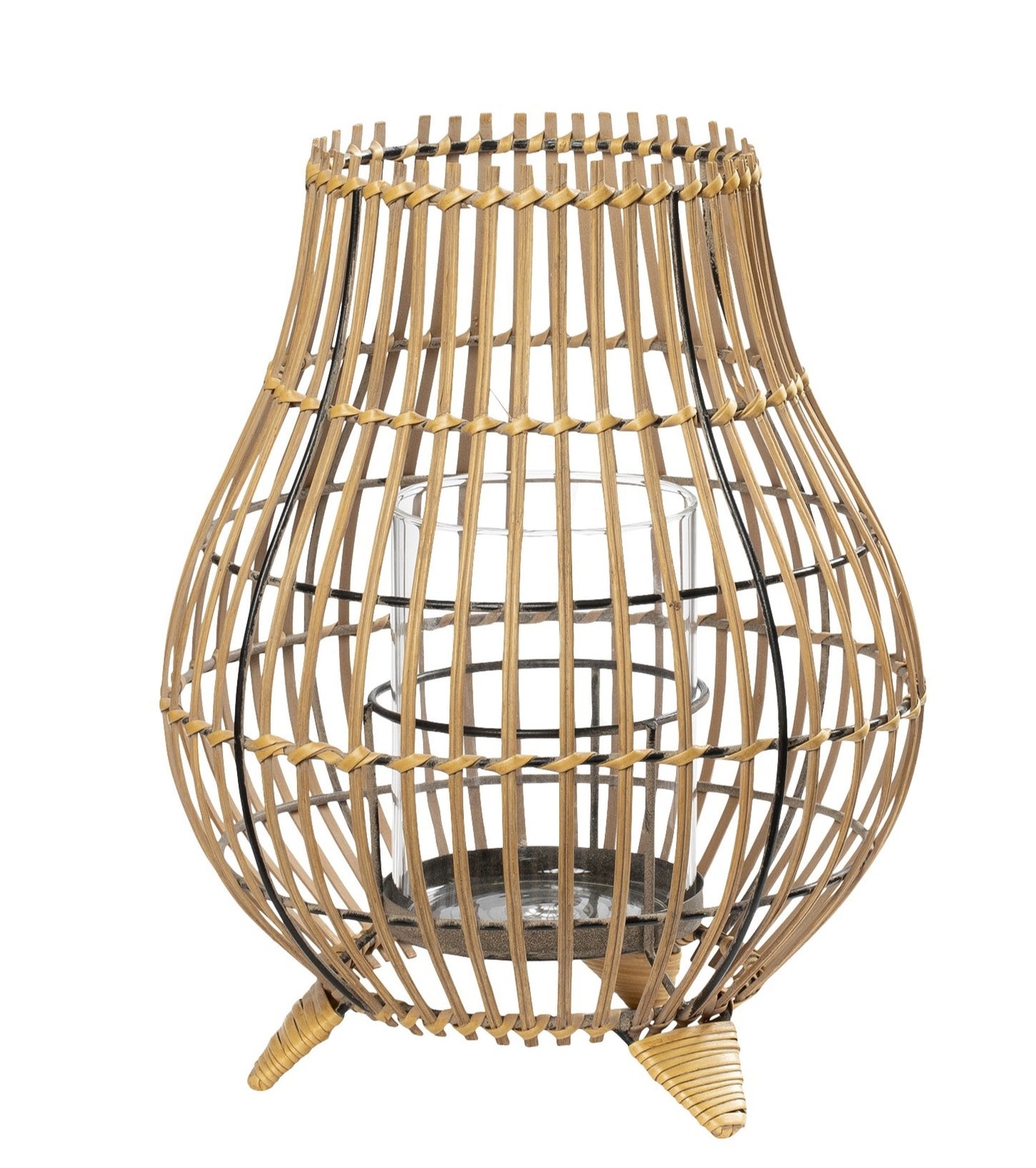 Bambus lanterne på fødder.