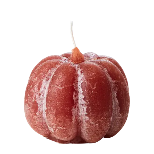 Pumkin stearinlys, karamelfarve.