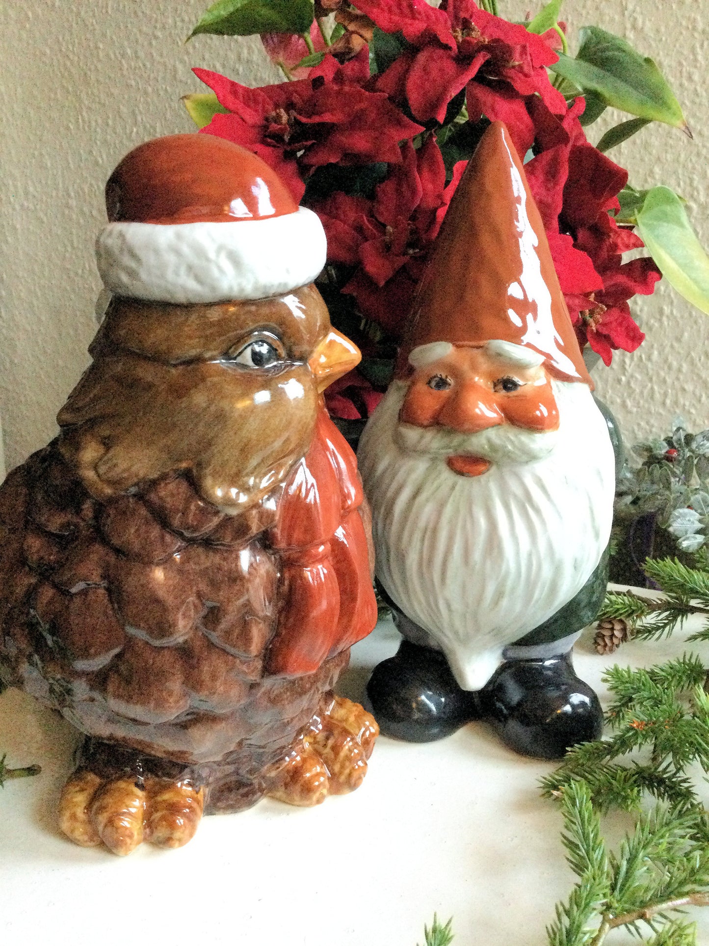 Stor nisse figur til lille lanterne.