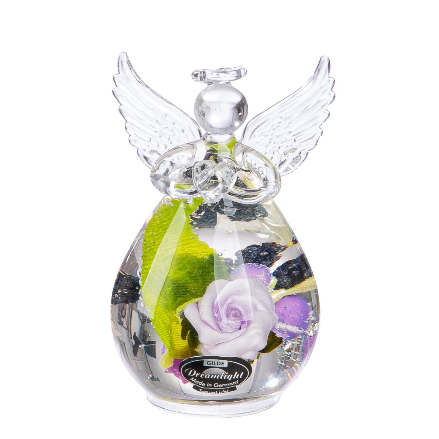 Blomster engle i glas.