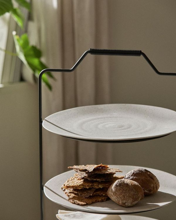 Tallerken serveringsstativ eller stander.