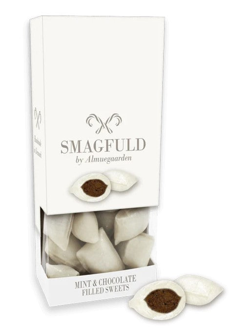 Fyldte bolcher med smag af mint og chokolade