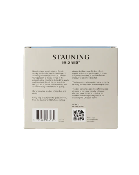 3 Mini whisky, smagesæt.