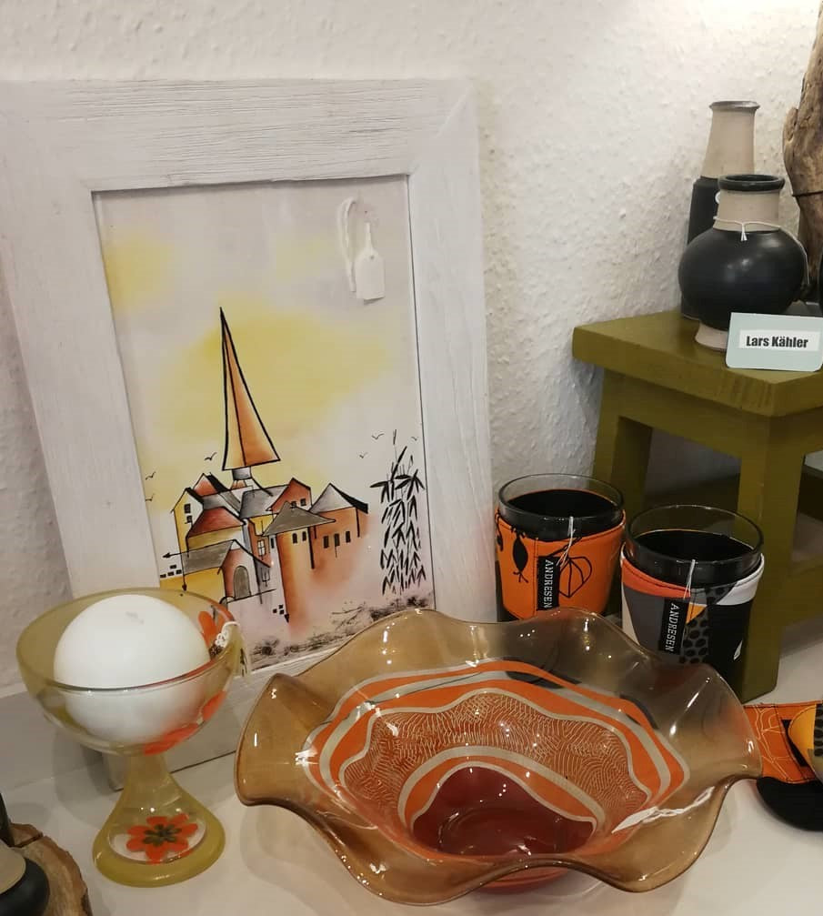 Porcelænsbilleder i ramme