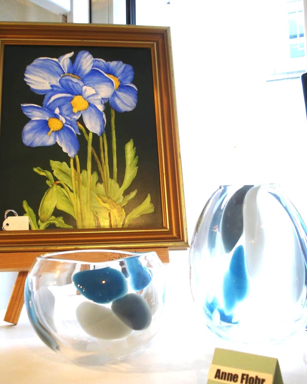 Porcelænsbilleder i ramme