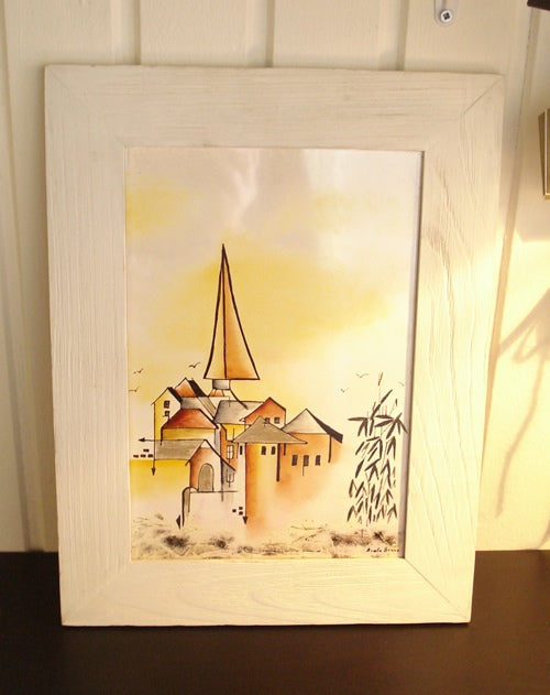 Porcelænsbilleder i ramme