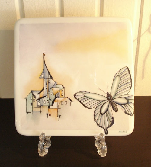 Porcelænsbilleder i ramme