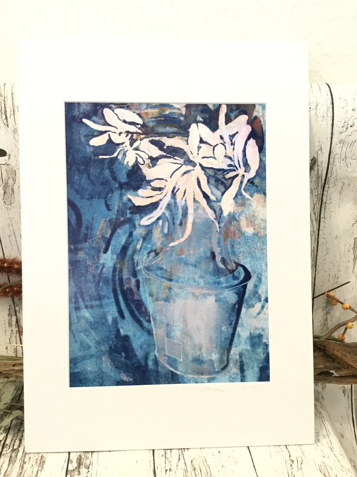 The Blue vase
