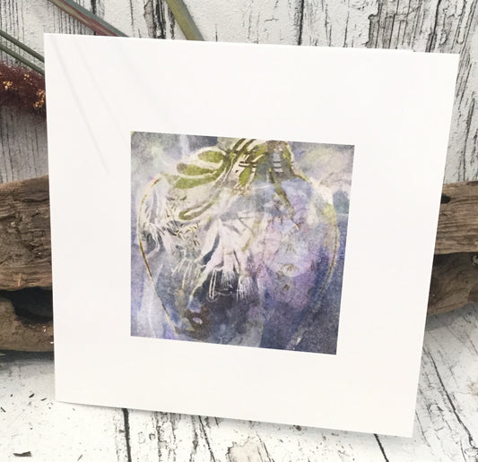 Kunstkort malet af Kathrine Fisker