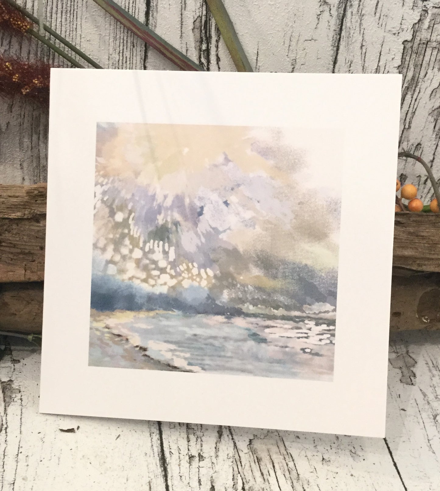 Kunstkort malet af Kathrine Fisker