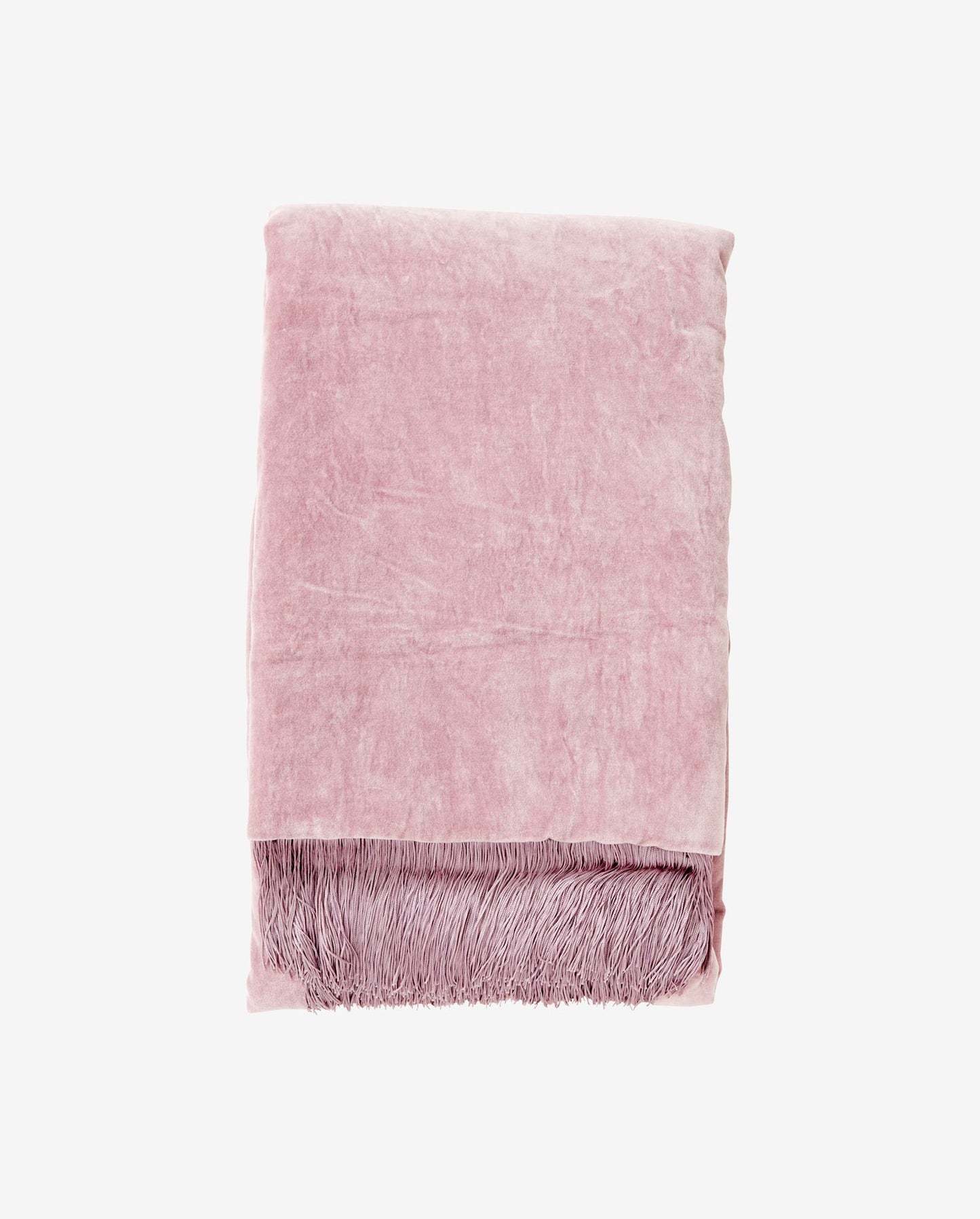 Plaid i rosa velour.