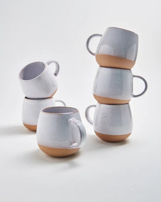 Lemon Sorbet runde krus – håndlavet keramik & stentøj