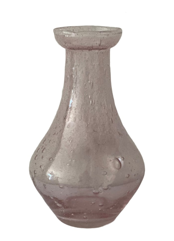 Mundblæst glas vaser i Lyserød