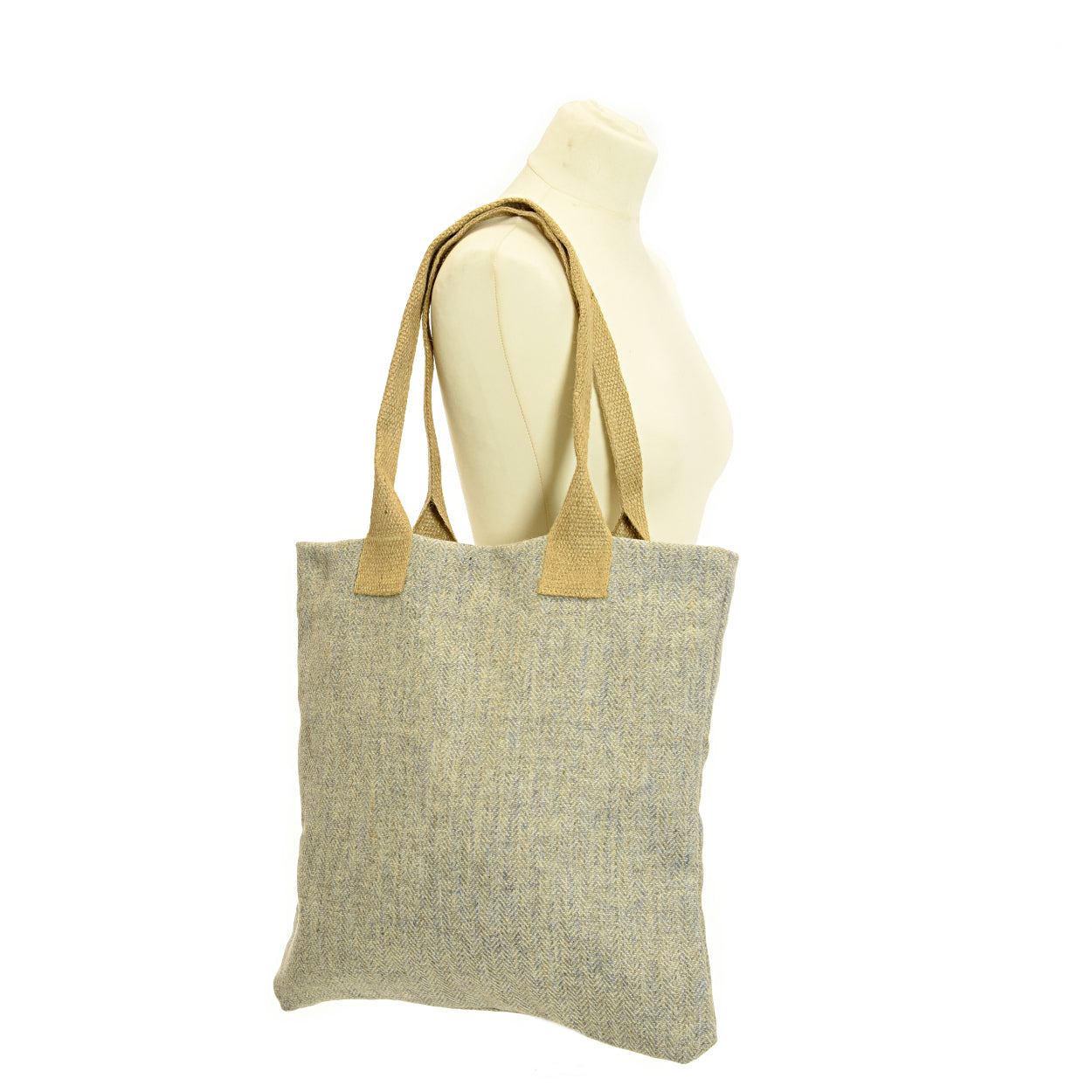 Tweedmill tweed grå taske