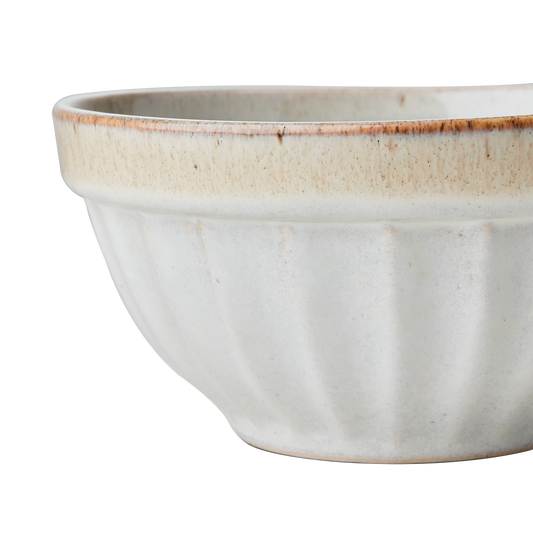 Stentøjs skål i beige.