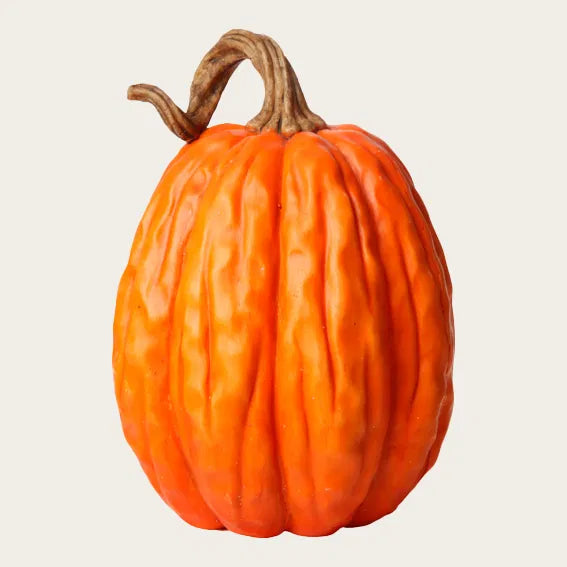 Efterårspynt Græskar orange – Og dekoration til Halloween.