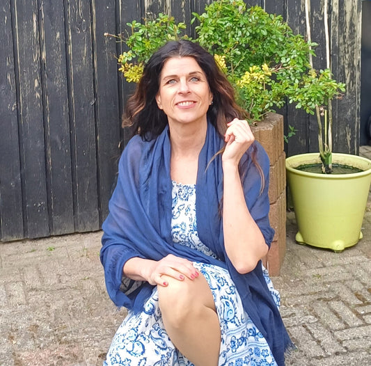 Sommer kjole med stropper.