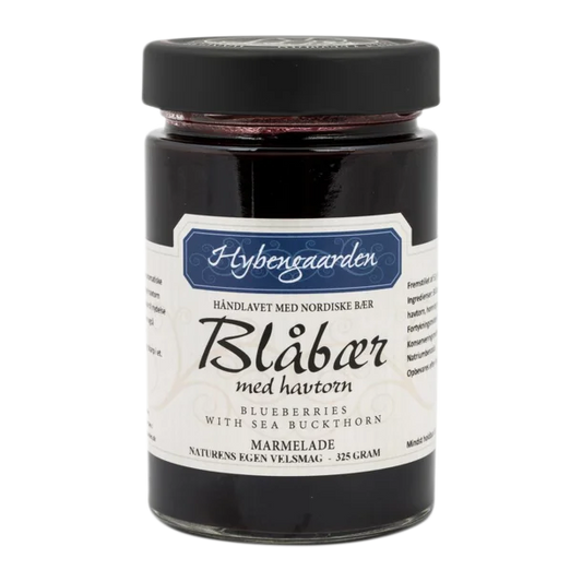 Blåbær med havtorn marmelade fra Hybengaarden