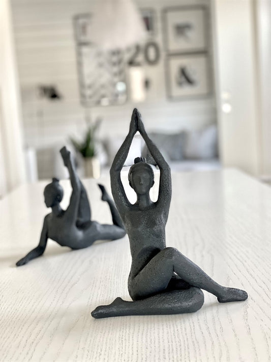Yoga figur Lotus pose.
