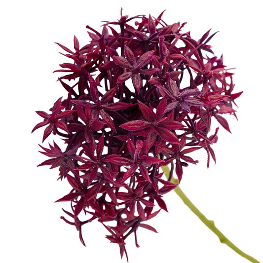 Kunstig lilla Allium – dekorativ blomst til indretning