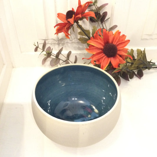 Stentøjskål Raw/Mørkeblå.