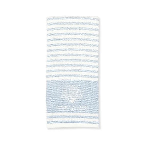 Håndklæde i lyseblå.