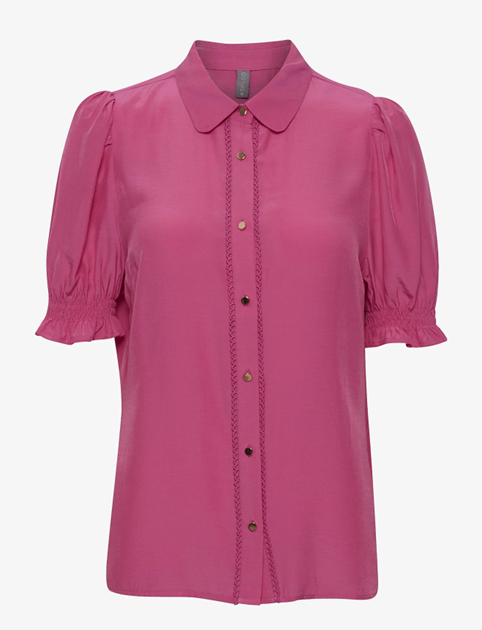 Pink skjorte bluse.