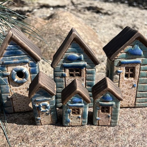 Stor strand keramik huse.