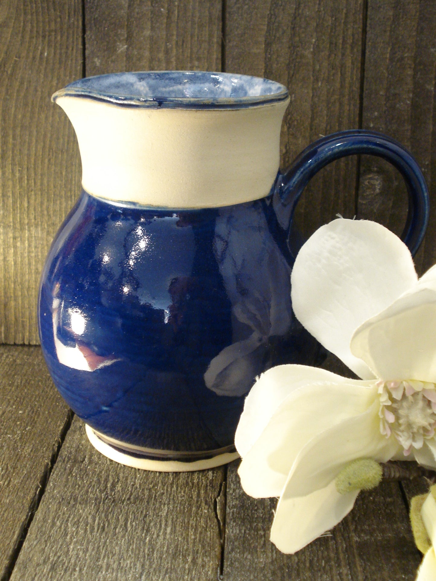 Stor keramik blåkande.