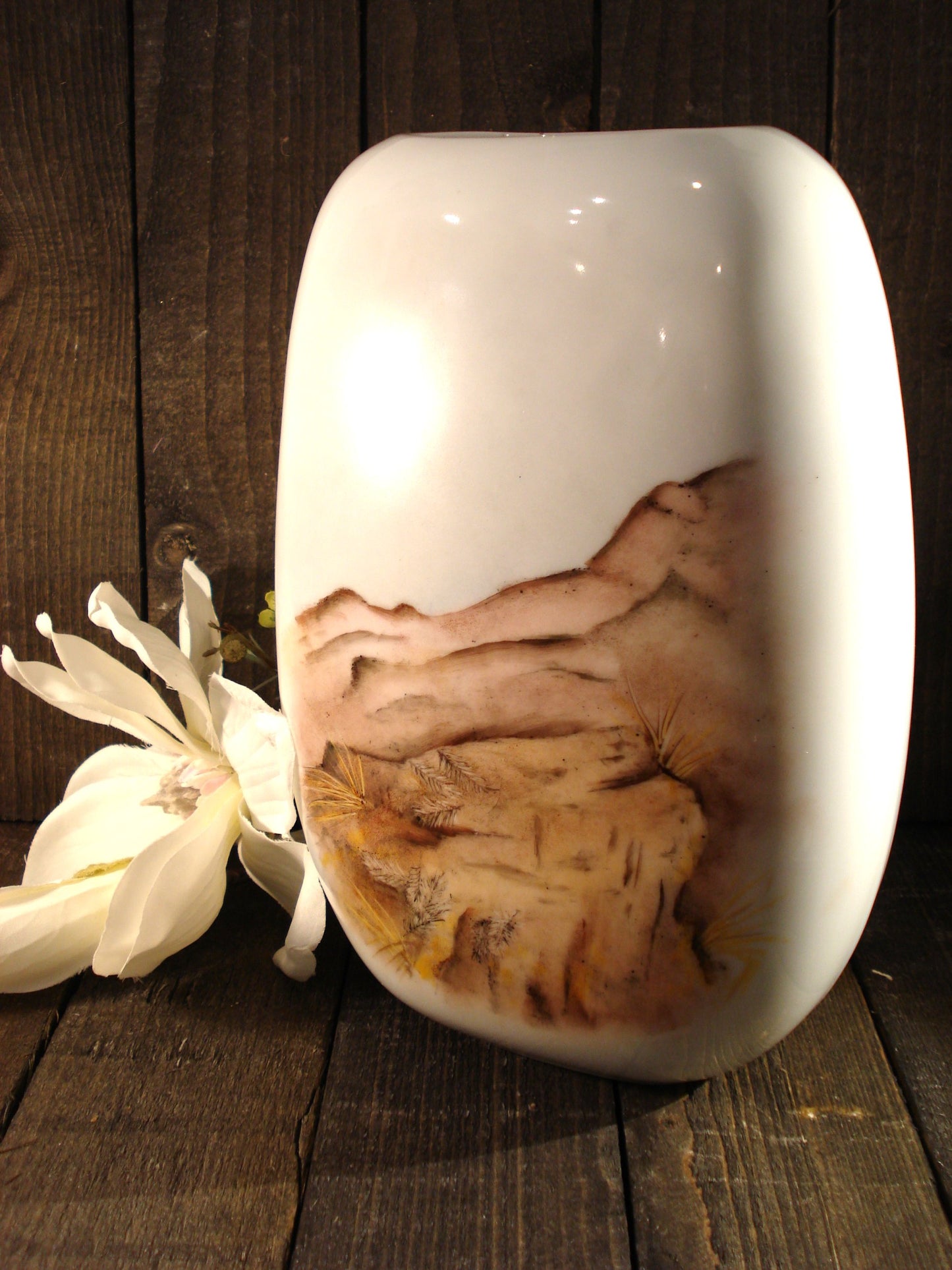 Porcelænsvase falk.