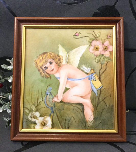 Engle billeder i ramme