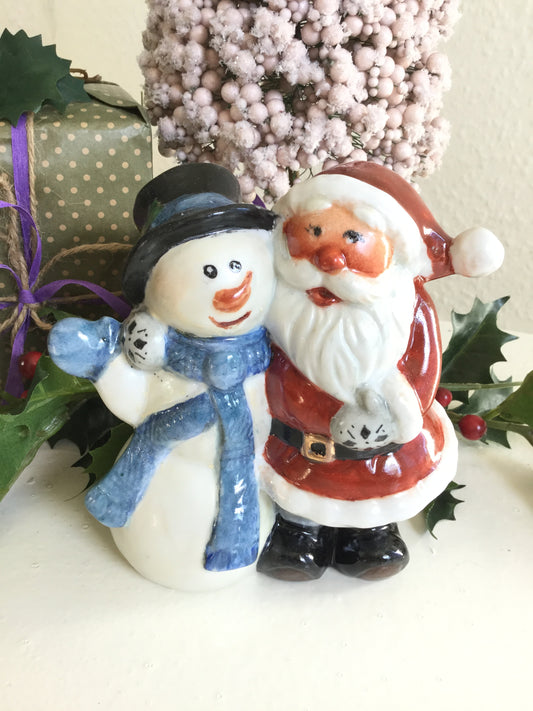 Julemand og snemandsfigur