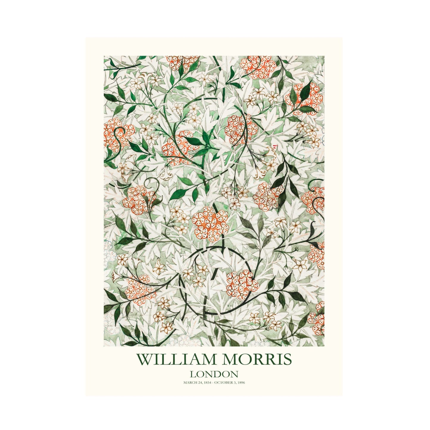 Plakat med William Morris Arts Jasmine