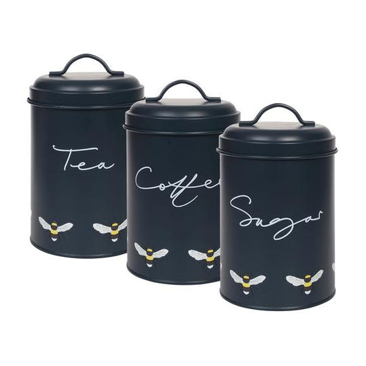 Te og kaffe, sukker dåser med bier